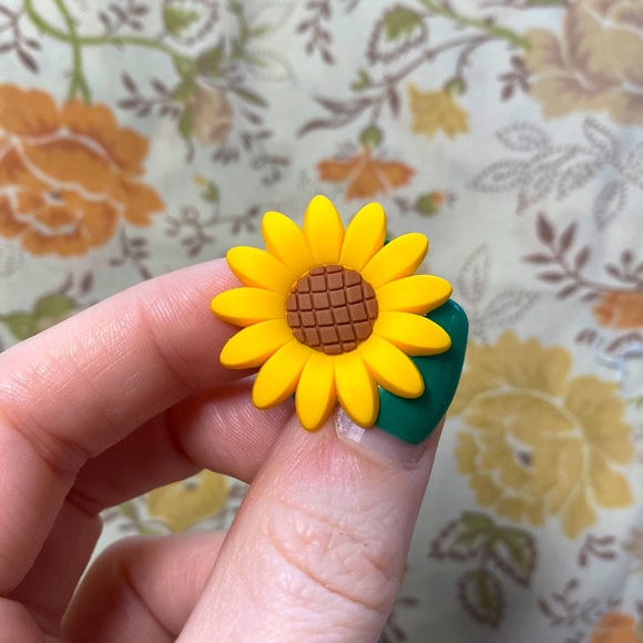 CROCS Accessories - One left!! 💙 Sunflower Crocs Charm